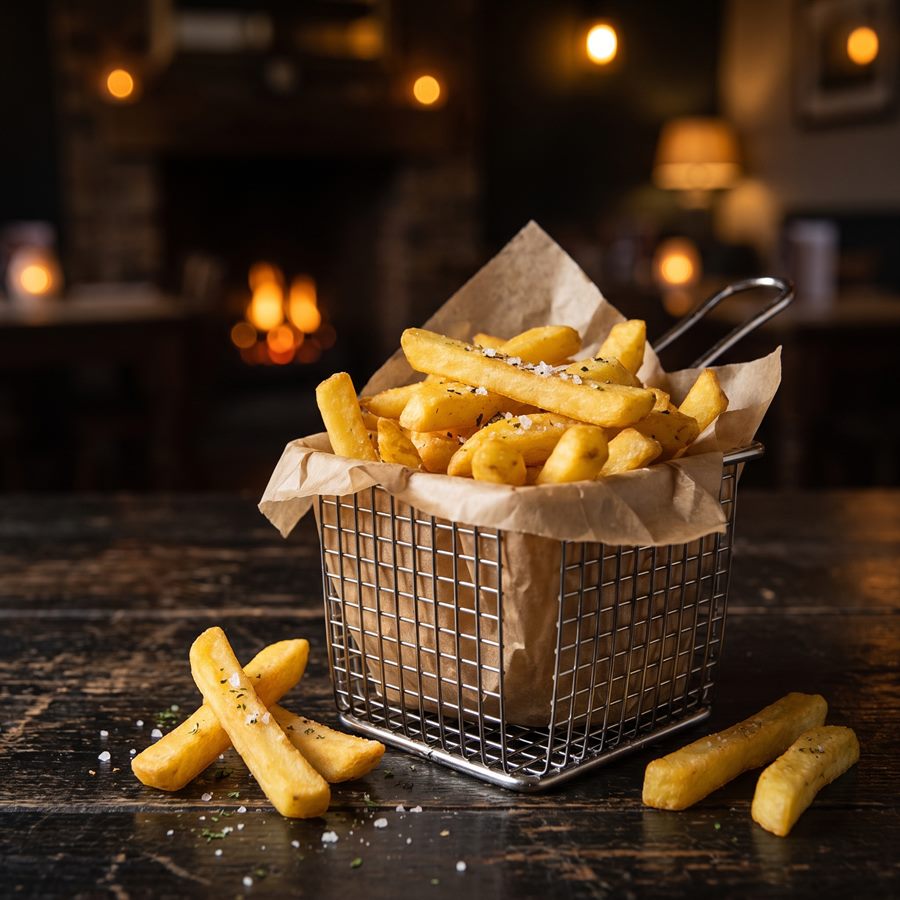 Papas fritas crujientes